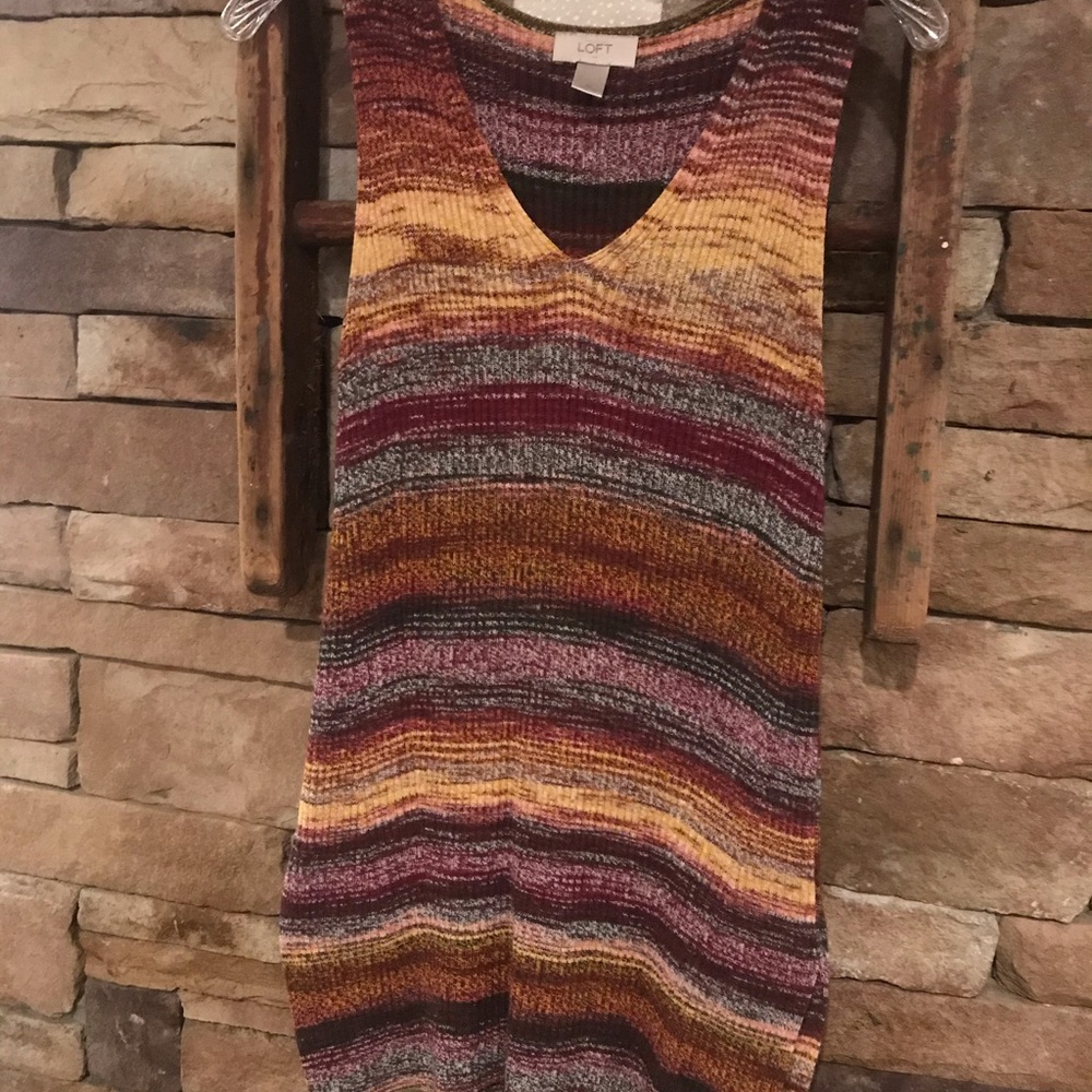2/$15 LOFT Sweater-like Sleeveless Shirt